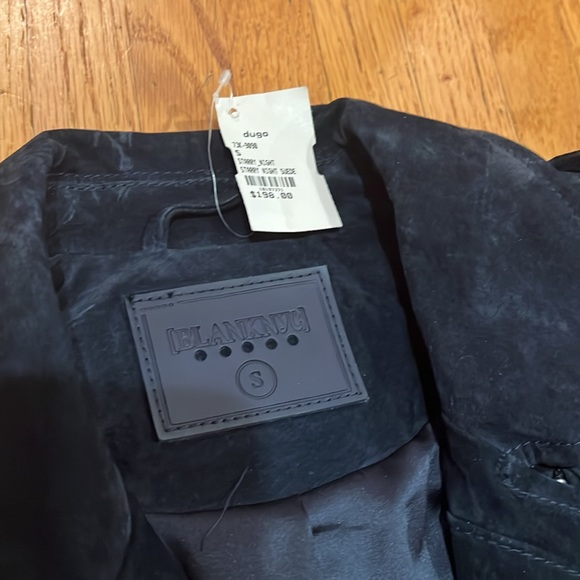 Blue suede jacket - Picture 3 of 6